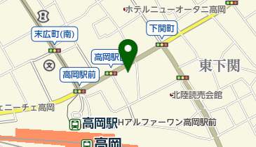高岡駅前郵便局の地図画像