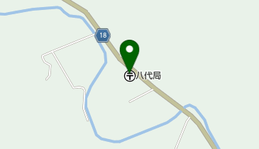 八代郵便局の地図画像