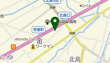 高岡若富郵便局の地図画像