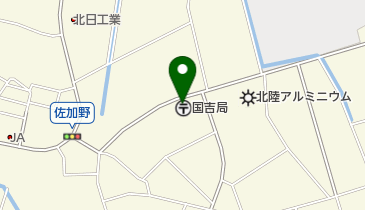 国吉郵便局の地図画像