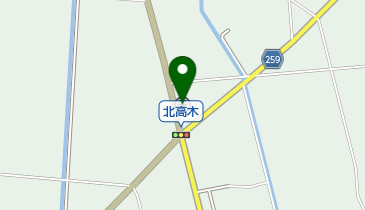 高波郵便局の地図画像
