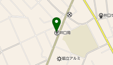 井口郵便局の地図画像