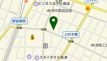 魚津上村木郵便局の地図画像