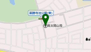 南太閤山郵便局の地図画像