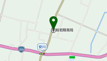 般若簡易郵便局の地図画像