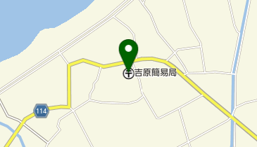 吉原簡易郵便局の地図画像