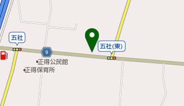 正得簡易郵便局の地図画像