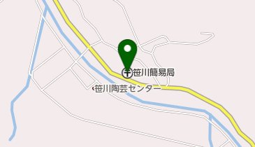 笹川簡易郵便局の地図画像