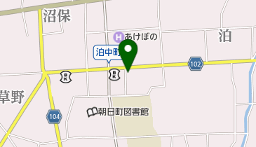 中町簡易郵便局の地図画像