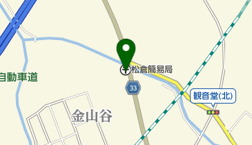 松倉簡易郵便局の地図画像