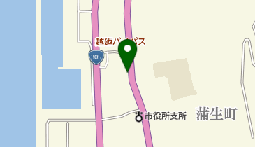 越廼郵便局の地図画像