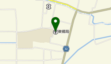東郷郵便局の地図画像