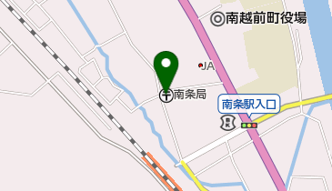 南条郵便局の地図画像