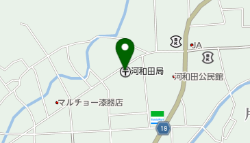 河和田郵便局の地図画像