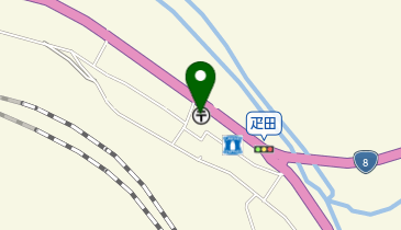 疋田郵便局の地図画像