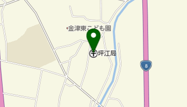 坪江郵便局の地図画像