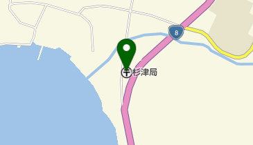 杉津郵便局の地図画像