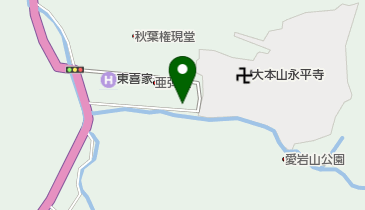 永平寺郵便局の地図画像