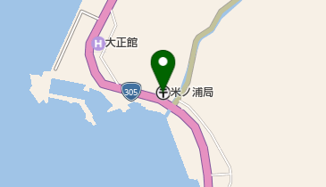 米ノ浦郵便局の地図画像