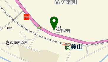 上宇坂郵便局の地図画像