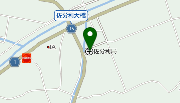 佐分利郵便局の地図画像