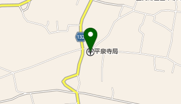 平泉寺郵便局の地図画像
