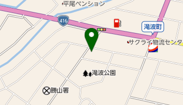 勝山滝波郵便局の地図画像