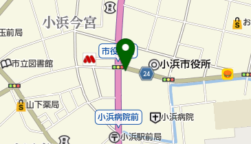 小浜大手町郵便局の地図画像