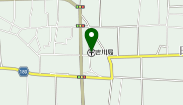 吉川郵便局の地図画像