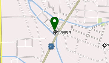 丸岡横地郵便局の地図画像