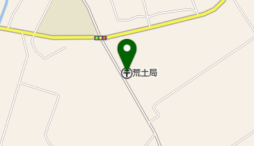 荒土郵便局の地図画像
