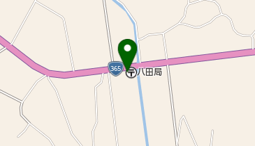 八田郵便局の地図画像