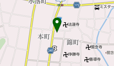 大野中野郵便局の地図画像