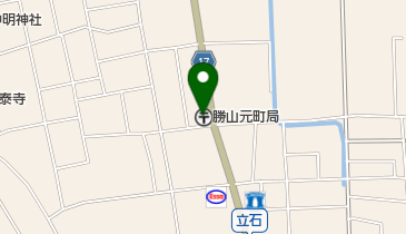 勝山元町郵便局の地図画像