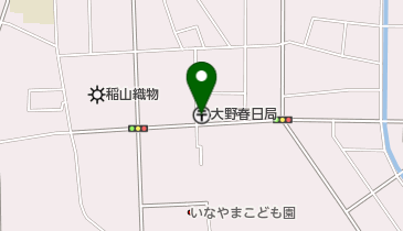 大野春日郵便局の地図画像