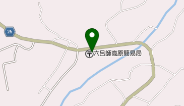 六呂師高原簡易郵便局の地図画像