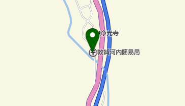 敦賀河内簡易郵便局の地図画像