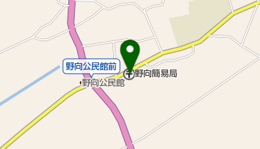 野向簡易郵便局の地図画像