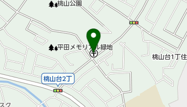 泉北桃山台郵便局の地図画像
