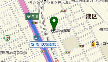 港波除郵便局の地図画像