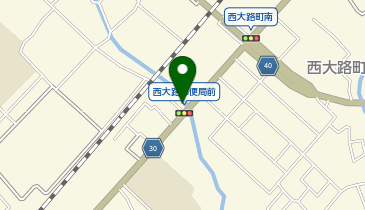 岸和田西大路郵便局の地図画像