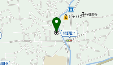 豊中上野東郵便局の地図画像