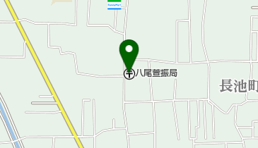 八尾萱振郵便局の地図画像