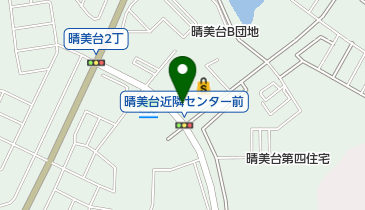 泉北晴美台郵便局の地図画像