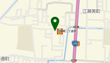 四條畷二丁通郵便局の地図画像