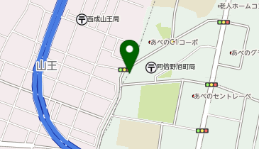 阿倍野旭町郵便局の地図画像