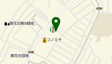 河内長野南花台郵便局の地図画像