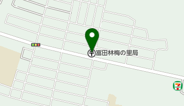 富田林梅の里郵便局の地図画像