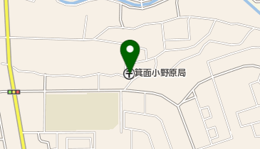 箕面小野原郵便局の地図画像