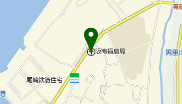 阪南福島郵便局の地図画像